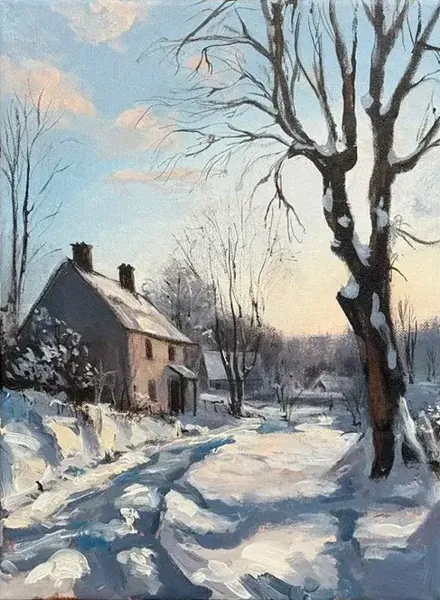 Искусство акриловой живописи: картина курса